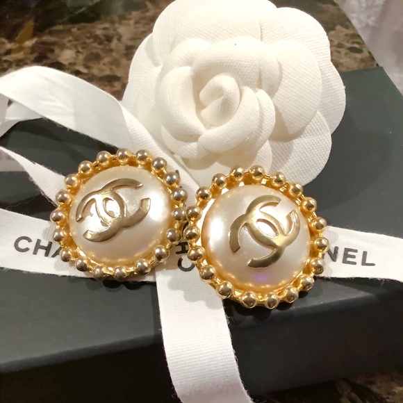 Authentic CHANEL Vintage Earrings